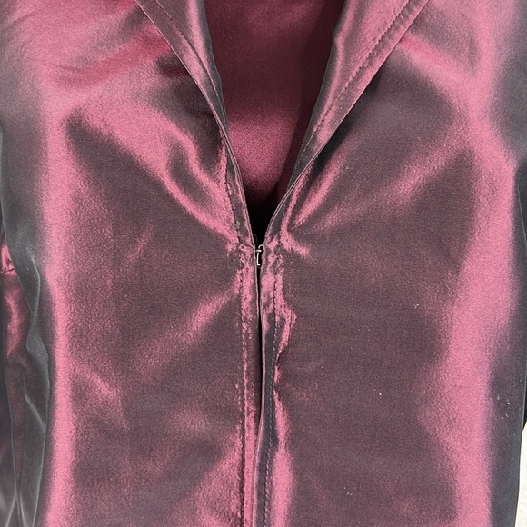 Lafayette 148 Metallic Taffeta Mother of the Bride Cocktail Evening 3 Pc Suit - Picture 4 of 14